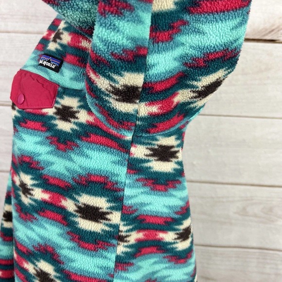 Patagonia Synchilla Aztec Tribal Fleece Snap T Pullover - Picture 12 of 14